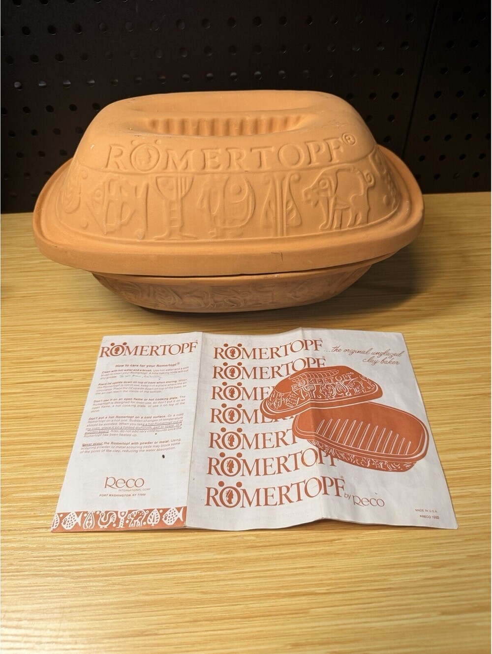 Vintage Romertopf Clay Baker Roaster West Germany 111 Bread